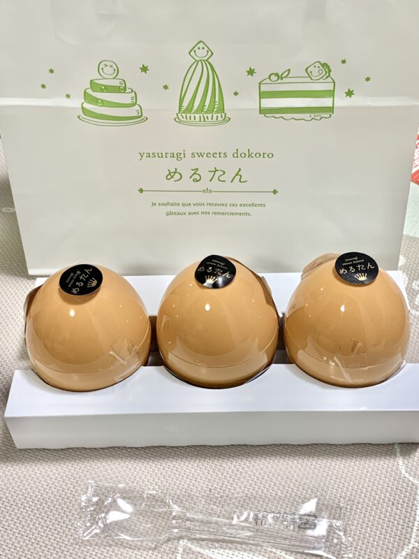 名古屋コーチンの卵をつかった新感覚プリン♪「めるたん」が関東初出店したので買ってみた！