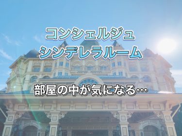 ディズニー宿泊記 初めてコンシェルジュ シンデレラルームに宿泊した感想 レビュー 腹ペコまっくす